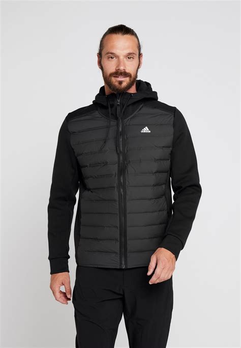 adidas kapuzenjacke varilite hybrid down jacket schwarz/weiß|adidas Varilite Hybrid Jacket .